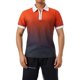 thumbnail image 5 of Txlixc - Polo de manga corta para hombre, cuello vuelto, diseño de patchwork, color degradado, con cremallera, informal Txlixc  Estilo de ocio, 5 of 9