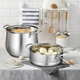 thumbnail image 4 of Costway Durable Stainless Steel 4.2 qt Steamer Multipot Set, 4 of 11