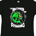 thumbnail image 4 of Inktastic I'd Rather Be Fishing Boys or Girls Toddler T-Shirt, 4 of 5