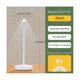 thumbnail image 5 of Lámpara de mesa LED DENGXMXG recargable de 1800 mah con ajuste táctil para dormitorio, 5 of 5