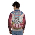 thumbnail image 5 of My Dog Is My Valentine Cute Alaskan Malamute in Gift Box All Over Print 3D Baseball Jacket Alaska Mal Dog Lovers Gifts Bomber Jacket Softball - 3006, 5 of 6