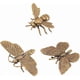 thumbnail image 1 of 3 mini esculturas de abeja de latón, libélula, mariposa, adorno decorativo retro de abeja, figura de animal de buena suerte., 1 of 7