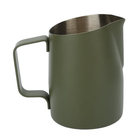 

Milk Frother Cup Stainless Steel Milk Frothing Pitcher Large Capacity Easy To Clean For Coffee 450ML