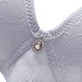 thumbnail image 5 of Xdegoge Ladies' Sheer Lace Wireless Bra Demi Cup Supportive Bralette with Scalloped Edge Breathable Mesh Underwear for Lingerie & Everyday Wear, 5 of 5