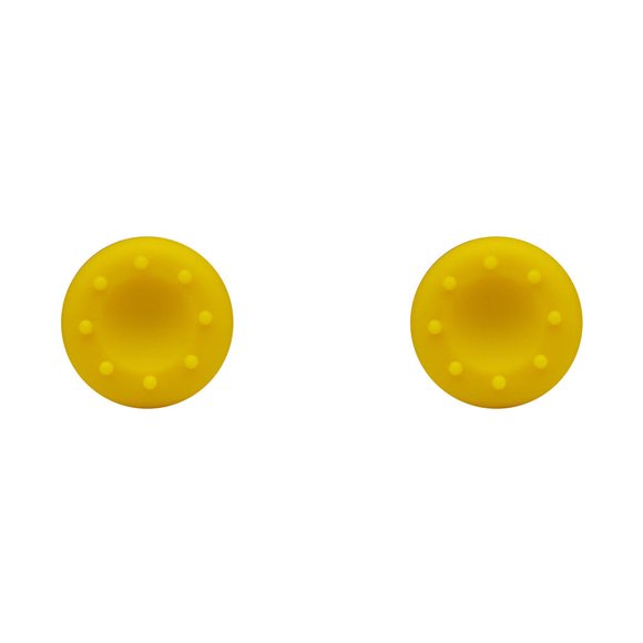 ziyahi Pack of 2 Gamepad Thumbstick Silicone Cover Joystick Caps Gaming Controller Accessories Replacing Parts Replacement for Xbox One Yellow