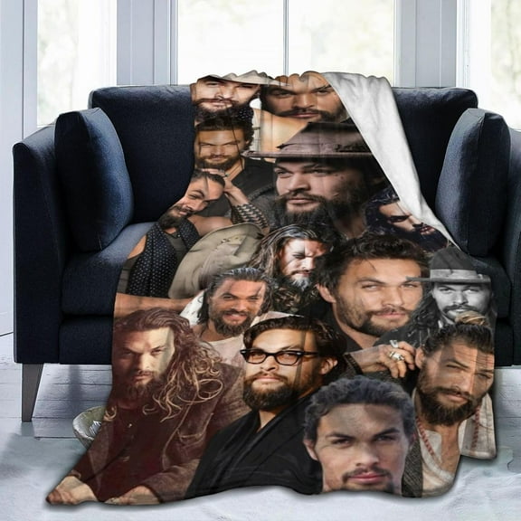 Blanket Jason Momoa Soft and Comfortable Wool Fleece Throw Blankets Gift for Home Decoration Sofa Office car Camping Yoga Travel Home Decoration Cozy Plush Beach