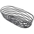 thumbnail image 2 of TableCraft Products BK11709 Basket, Oblong, 9" x 4" x 2", Black Metal, 2 of 4