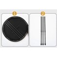 thumbnail image 2 of Camping Table Folding Camping Table Round Portable Lightweight Small Camp Table, 2 of 5