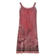 thumbnail image 5 of Xihbxyly Womens Sundresses for Summer Casual, Women's Fashion Sexy Vintage Round Neck Sleeveless Printing Party Dresses Sleeveless Swing Dress Beach Swimsuit Cover Ups with Pockets 5 Dollars, 5 of 5