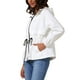 thumbnail image 4 of Chaqueta ligera con capucha para mujer INSPIRE CHIC, con cierre frontal, ideal para senderismo, talla 2XL, color blanco, 4 of 6