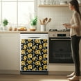 thumbnail image 5 of Xuewen Dishwasher Magnet Cover , Sunflower Kitchen Decor Waterproof Magnetic Dishwasher Cover Panel Refrigerator Magnet Sticker Appliance Cover Protector , 22x26 Inches, 5 of 7