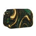 thumbnail image 1 of Disketp Green Marble Estuche de Lápices de Doble Capa con Tapa Abatible y Cremallera, Organizador Escolar para Adolescentes y Adultos, 1 of 7