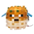 thumbnail image 6 of Minecraft Plush Pufferfish Toy, 8-inch Collectible Soft Doll Inspired by Video Game Character, 6 of 6