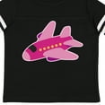 thumbnail image 4 of Inktastic Girls Pink Airplane Pilot Girls Toddler T-Shirt, 4 of 5