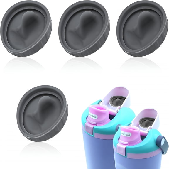 ACDANC 4Pcs Replacement Stopper Compatible with 30Oz 40Oz,Silicone Seal Bottle Cap Mouth Stopper for Tumbler Water Bottle Top Lid Gasket Plug Accessories Bpa-Free