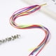 thumbnail image 1 of Nvzi 30 unidades de cuerdas de pelo de colores para trenzas, bandas de pelo de colores degradados, cintas para el pelo, lazos para el pelo con trenzas de arcoíris, accesorios para el cabello, C06, 1 of 5