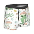 thumbnail image 4 of Uemuo Frog and Mushrooms Pattern Men's Boxer Briefs,Trunk Anti-Chafing,Comfortable, Durable, and Stylish Underwear-XX-Large, 4 of 9