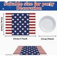 thumbnail image 2 of Educational Preschool Placemats Set of 6 Boho Plastic Table Mats Toddler Children Montessori Place Mats for Kids Washable Vinyl Holiday Table Decoration for Indoor Outdoor Party Kitchen Dining Table, 2 of 10
