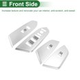 thumbnail image 5 of Unique Bargains Window Lift Switch Panel Trim Cover for Honda CR-V 2017-2022 Silver Tone, 5 of 6