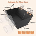 thumbnail image 3 of Extensor para asiento trasero para perros LEHNI con base dura para asiento de auto, 3 of 7