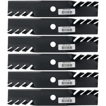 6 USA Mower Blades® Toothed for Toro® 109-6872 Exmark® 103-6381 48" Deck