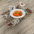 thumbnail image 2 of Ambesonne Leopard Print Place Mats Set of 4, Abstract Blend Earthy, Standard Size, Pastel Brown Forest Green, 2 of 5