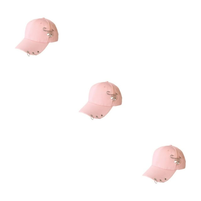 maskred Cotton Baseball Cap With Quick-drying Technology Say Goodbye To Sweat Pin Pink 3Set