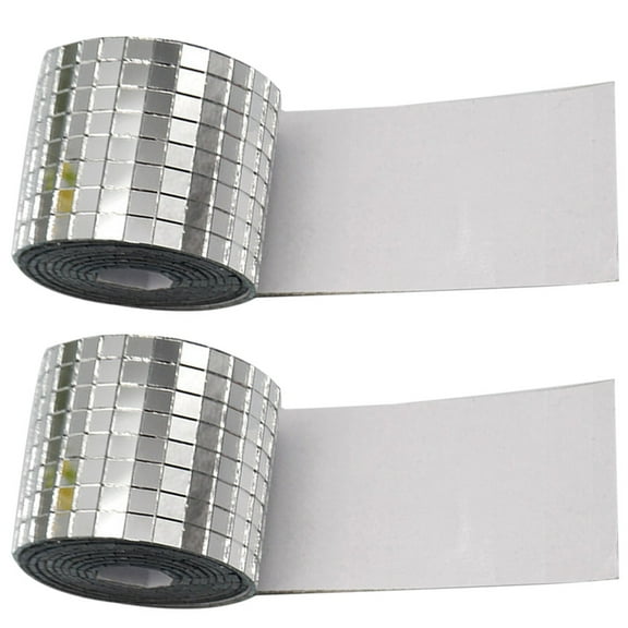 SEWCHICS Craft Mosaic Tiles Mosaic Tile Stickers Silver Fiberglass 2928 Pieces