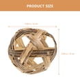 thumbnail image 5 of KALLORY Decorative Bamboo Balls Coffee 1Pack 5.9x5.9in, 5 of 8