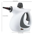 thumbnail image 4 of Handheld Pressurized Steam Cleaner with 12 pcs Accessories,Portable Steamer for Cleaning,Multi-Purpose Steam Cleaner for Home Use,Steamer for Cleaning Floor, Upholstery, Grout and Car, 4 of 10