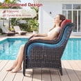 thumbnail image 6 of POCASSY Wicker Rattan Outdoor Chairs, 6 of 9