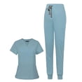 thumbnail image 4 of La Enfermería Friega El Uniforme Friega Fijado Para El Quirófano Veterinario Del Peluquero Del Animal Doméstico Sunnimix Pantalones superiores, 4 of 6