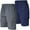 Navy / Charcoal, variant on Ultra Performance Men's Nylon Cargo Short's- 2 Pack Mens Golf & Hiking Stretch Shorts with Pockets Quick Dry Hybrid Short for Men
