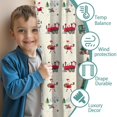 thumbnail image 3 of Blackout Kids Curtains,Beige Christmas Santa and Train Pattern Childrens Insulated Curtains Set Of 2,Bedroom Essentials,Toddler Room Decor 42"x54", 3 of 5