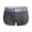 Grey, variant on Mens See Through Shorts Swim Trunks Beach Surf Swimsuits