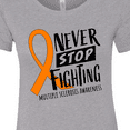 thumbnail image 4 of Inktastic Never Stop Fighting Multiple Sclerosis Awareness Women's T-Shirt, 4 of 5