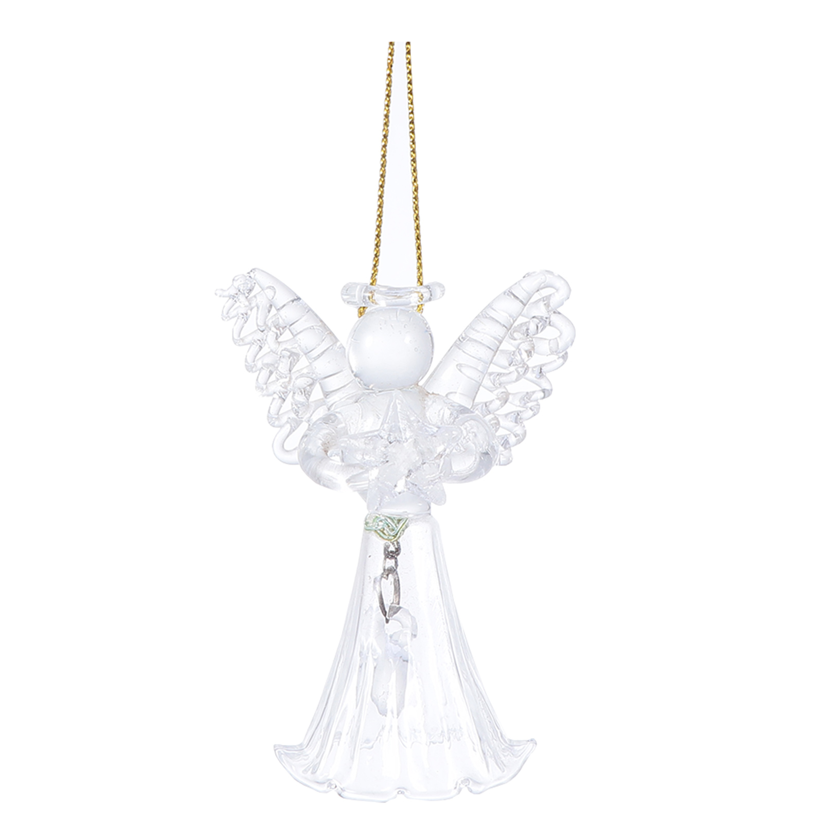 Angel Crystal Wind Hanging Glass Ornament Chimes Ornaments Outdoor