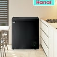 thumbnail image 3 of WANAI Black Chest Freezer Small Deep Freezer 5.0 Cu.ft Fast Freezing Freezers with 7 Temp Control, 3 of 9