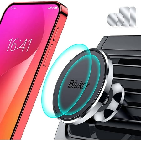 Blukar Adjustable Phone Mount Cradle 360° Rotation - 4 in 1 Strong Suction  Phone Holder for Car Dashboard/Windscreen/Air Vent - One Button Release for