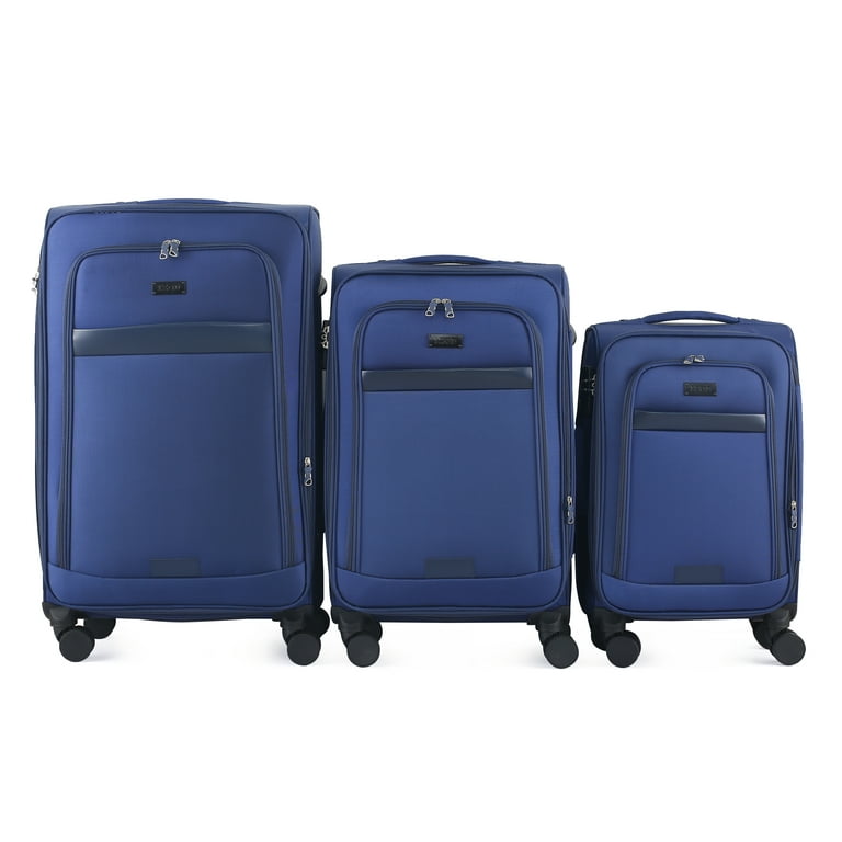 IZOD Noah Shell 3 Piece Luggage Set - Lightweight, Expandable