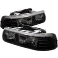 thumbnail image 3 of Spyder Chevy Silverado 1500/2500 99-02 / Chevy Silverado 3500 01-02 / Chevy Suburban 1500/2500 00-06 / Chevy Tahoe 00-06 Crystal Headlights - Black Fits select: 1999-2002 CHEVROLET SILVERADO, 3 of 3