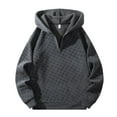thumbnail image 1 of WILLBEST Sudaderas para Hombre, Sudadera con Capucha y Media Cremallera para Otoño e Invierno, Suéter Informal Holgado De Talla Grande y Ajustado Chica, 1 of 3
