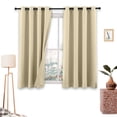 thumbnail image 1 of Cortinas Blackout 275cm Ancho X 160cm Alto - En 2 Páneles BEIGE), 1 of 1