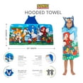 thumbnail image 5 of Sonic Kids Cotton Hooded Towel, 5 of 7