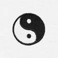 thumbnail image 2 of Dalix Yin Yang Embroidered Fleece Zip Hoodie Cold Fall Winter Mens in White 2XL XX-Large, 2 of 5