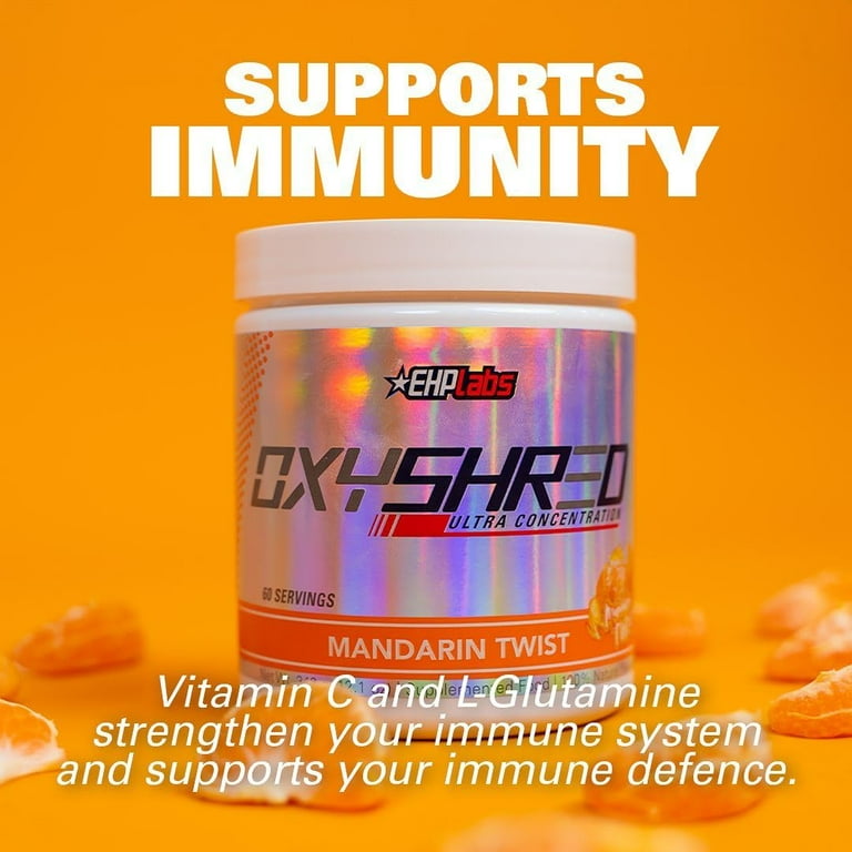 EHP LABS OxyShred Pre Workout Powder with L Glutamine & Acetyl L Carnitine  Energy Boost 60 Servings - Walmart.com