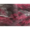 thumbnail image 3 of Ambesonne Floral Quilted Bedspread Set 3 Pcs, Wild Roses Gerbera Pattern, King, Dark Maroon Magenta and Grey, 3 of 4