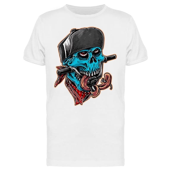 Zombie Sticking Out His Tongue T-Shirt Men -Image by Shutterstock, Male Small