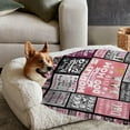 thumbnail image 5 of Dog Mom Blanket Gifts for Women 60\u201dX50\u201d, Dog Lover Gifts Throw Blanket, Dog Gifts for Dog Lovers, Dog Owner Gifts for Dog Mom Fleece Blankets (Dog Mom Blanket), 5 of 6