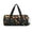 Forest Elf, variant on Forest Elf print Round Travel Duffel Bag is a foldable gym bag with an inner pocket, perfect for travel sports